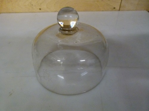 Glass cheese dome - glass, high.