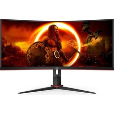 AOC G2 UltraWide Quad HD 34 Inches Monitor Curved Monitor Black / Red