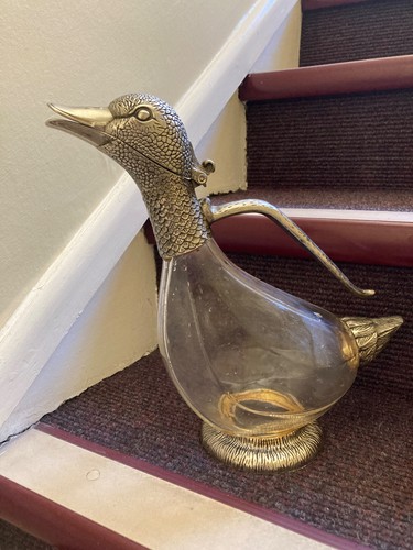 Duck shaped wine decanter - duck,