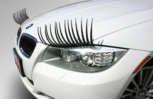 Car lashes headlight eyelashes - lashes,