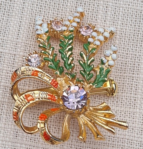 Exquisite signed brooch lucky - brooch,