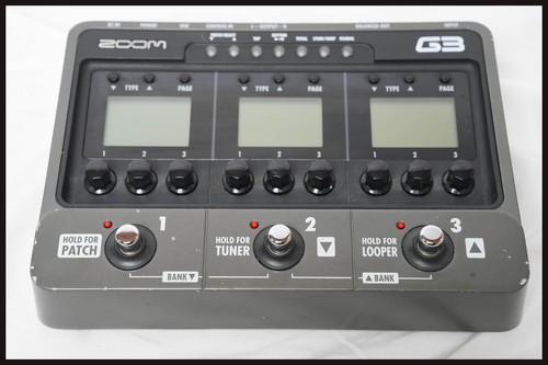 Zoom multi effects guitar - g3, multi-effects