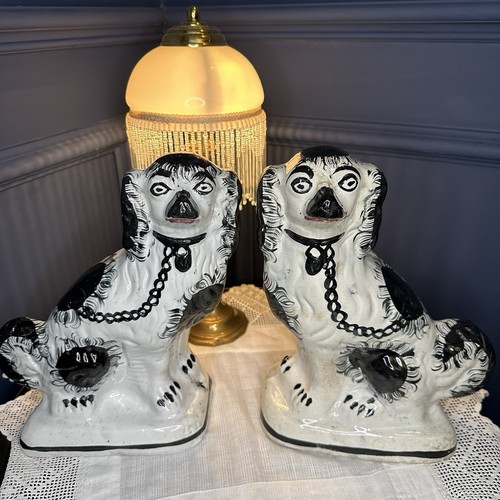 Pair large antique - large,