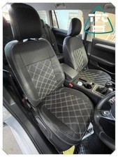 SEAT COVERS FOR VW Passat FULL ECO LEATHER CUSTOM MADE COVERS WITH DIAMONDS