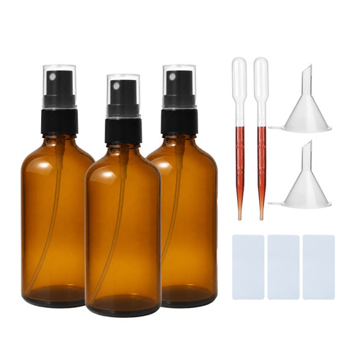 Amber glass fine mist - amber,