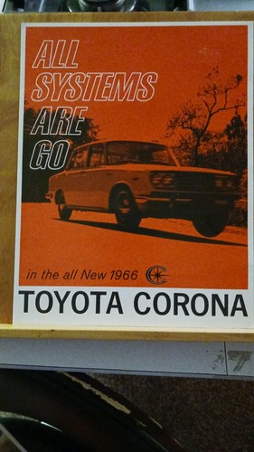 1966 toyota corona all - toyota, new