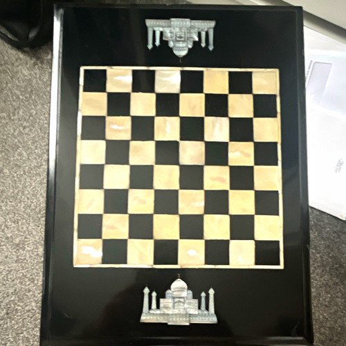 Magnetic black white chess - magnetic,