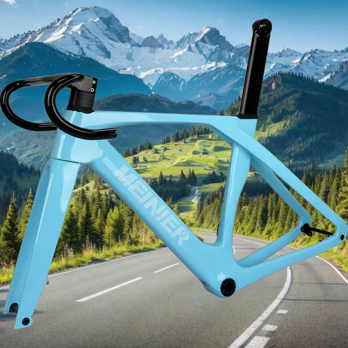 Carbon road bike frameset - road, flat