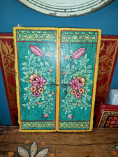 ANTIQUE HAND PAINTED WOODEN