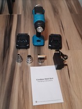 Cordless Heat Gun for Makita 18-20V Battery with 3 Nozzles, 2 Stage Air Volume