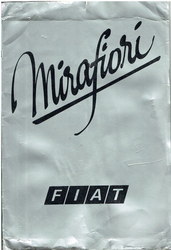 Fiat 131 mirafiori saloon - fiat, &