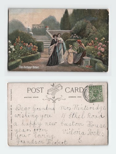 Vintage postcard the fortune - postcard,