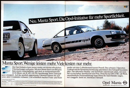 Opel manta sport - manta, b