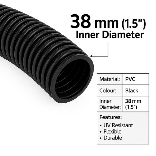 38mm corrugated pond - pond, hose