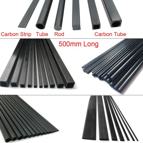 Carbon fiber solid rod - fiber, strip