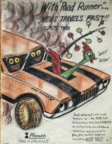 Plymouth road runner 383 - runner,