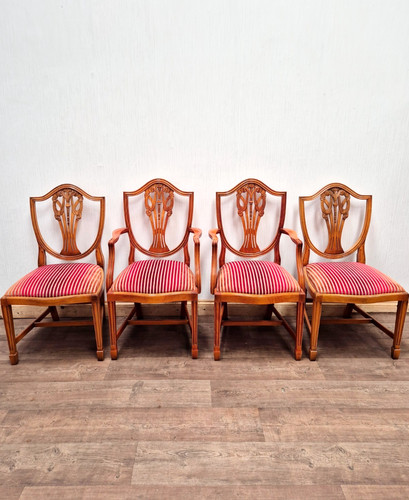 Solid wood dining chairs set - solid,