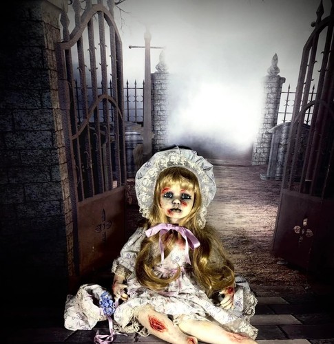 Creepy horror doll gothic - creepy,