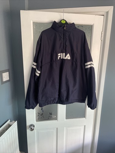 Vintage navy white fila 1 - fila, 1/4