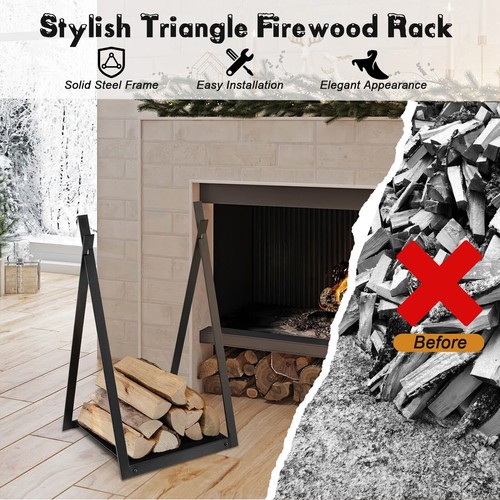 Firewood log rack - log,