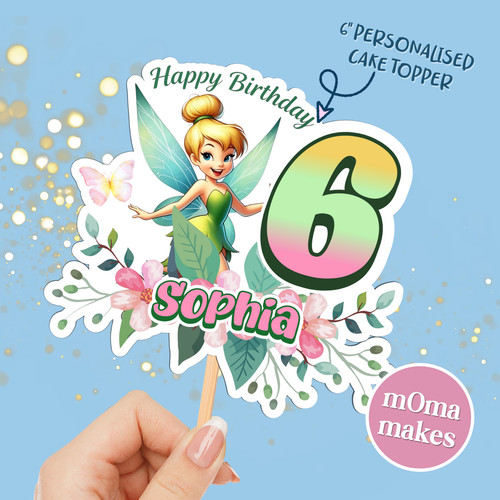 Tinkerbell cake topper - tinkerbell,