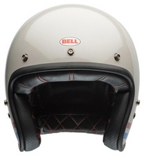 Bell custom 500 - stripes, white
