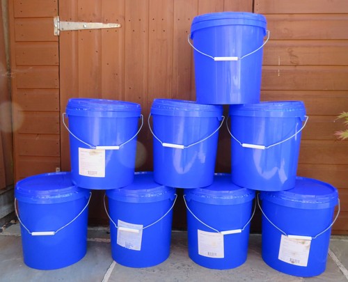 15ltr blue plastic - x,