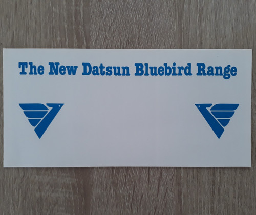 Datsun bluebird range brochure - datsun,
