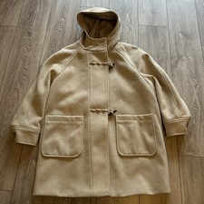 M&S Hooded Duffle Coat Oatmeal Size 18 NEW WITHOUT TAGS