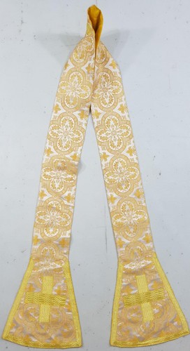 Antique french silk brocade - french,