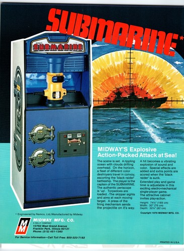 Submarine subs arcade - subs, flyer