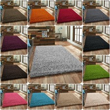 Modern Thick Shaggy Large Rugs Hallway Rug Runner Living Room Carpet Deep Pile *