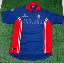 England Cricket Admiral 2003 ODI World Cup Jersey | Mens Adult Medium T-Shirt