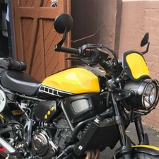 Motorcycle Black Round 7/8"