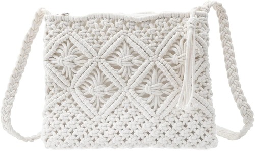 Dawris white handmade crochet - white,