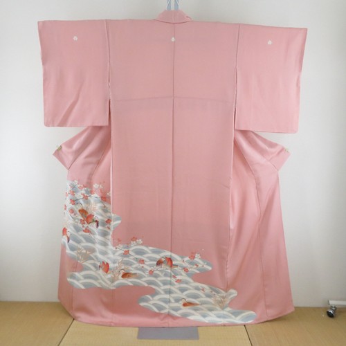 Coloured tomesode kimono silk - coloured,