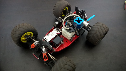 Fast nitro buggy - rc, 1/10