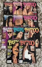 Vintage Tattoo Magazines X11 SKIN ART Assorted, Used 1994
