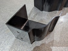 5 Inch (125mm) Victorian Ogee Cast Iron Gutter Right Hand External Stopend 