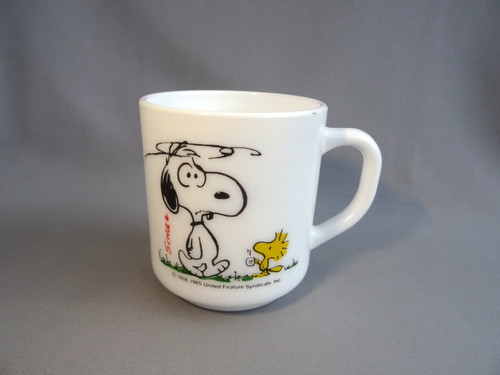 Vintage snoopy glass - snoopy, mug