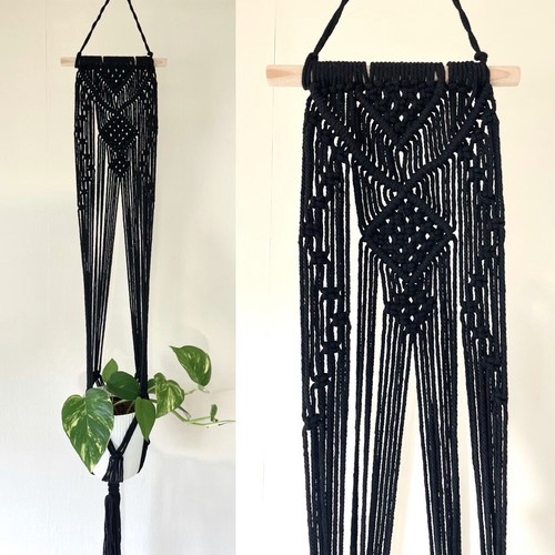 Macrame plant hanger boho - macrame,