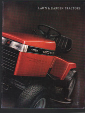 AGCO ALLIS Ride-on Lawn & Garden Tractors Brochure Leaflet