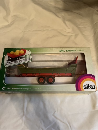 Siku round bale trailer - bale,
