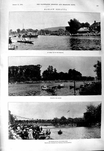 Old 1901 marlow - marlow, regatta