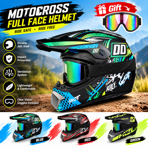 Kids motorcycle helmet - motorcycle,