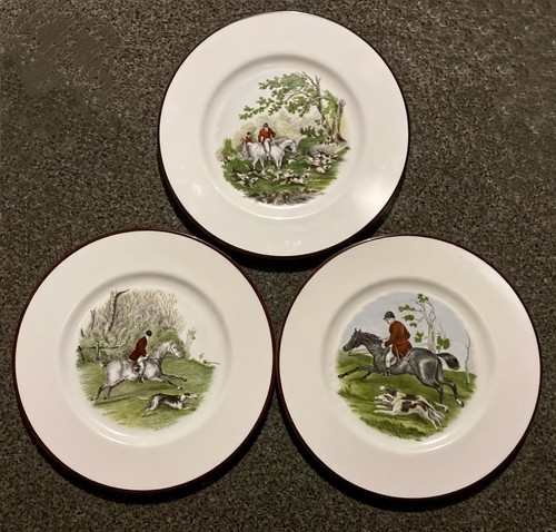 Crown staffordshire plates - crown,