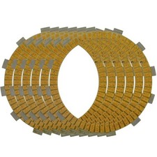 6PCS Clutch Friction Plate Kit For Kawasaki KR250 KR-1R KR-1S 1989