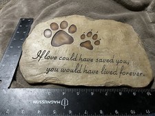 Large Latex Mould To Make Pet Memorial Plaque, Cat or Dog Ornament, Hobby
