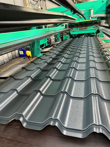 Tile effect roofing sheets - tile,