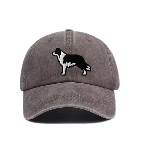Border collie cotton baseball - collie,